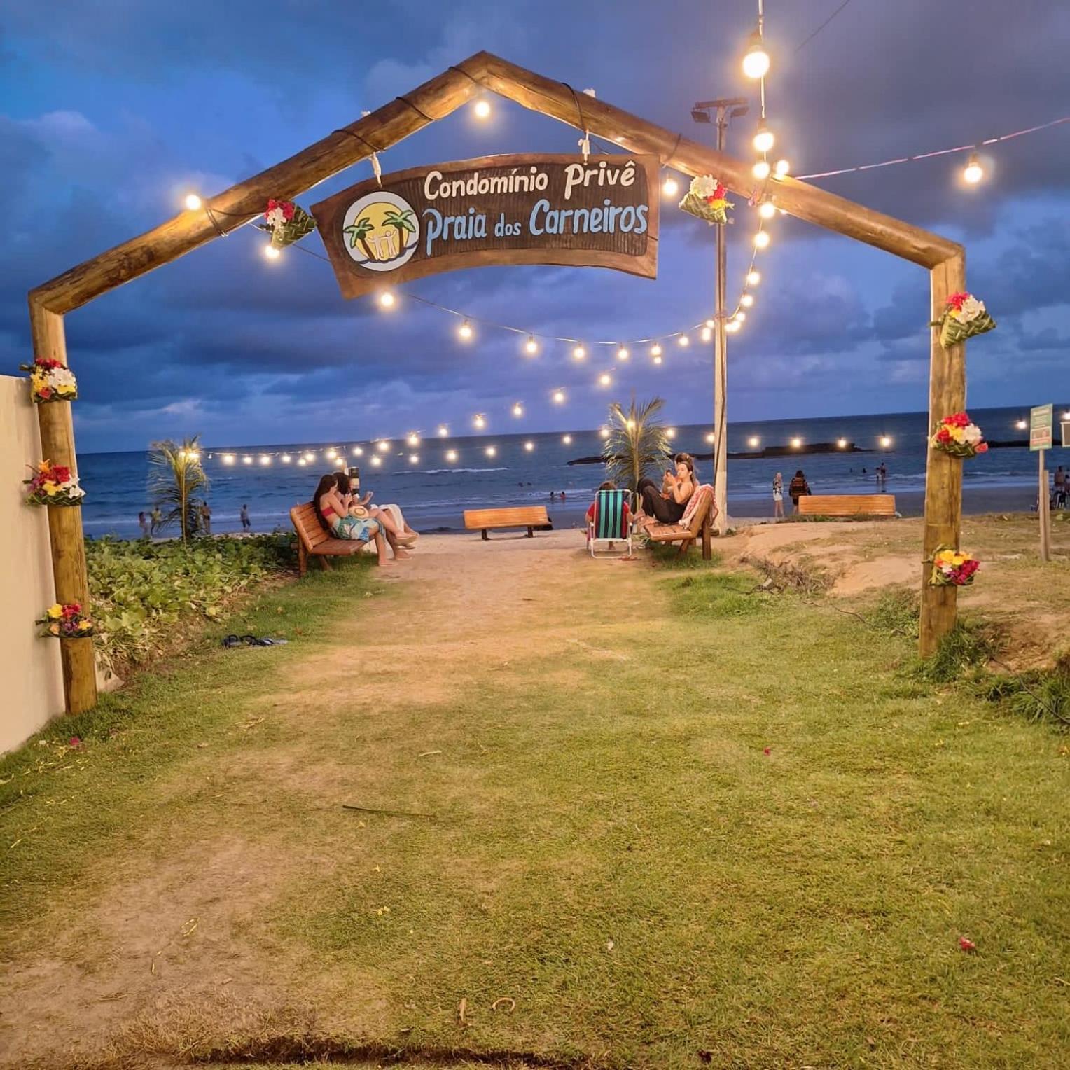 Casa Cinza Na Praia Dos Carneiros Em Condominio A Beira-Mar Praia dos Carneiros Exterior foto